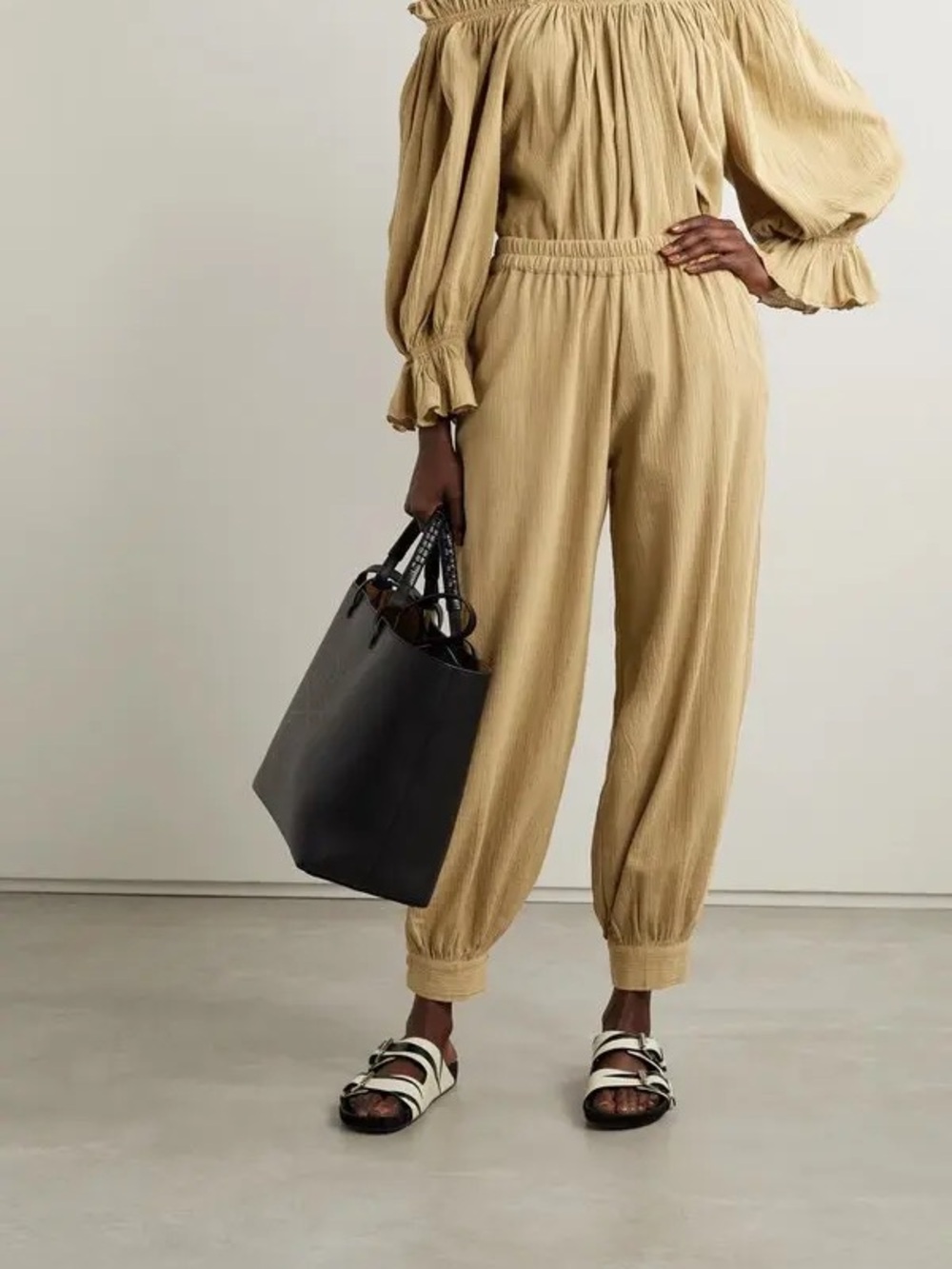 Suzie Kondi Touman Harem cotton gauze pants